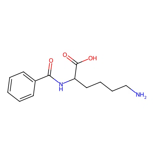 6-Amino-2-benzamidohexanoic acid structure