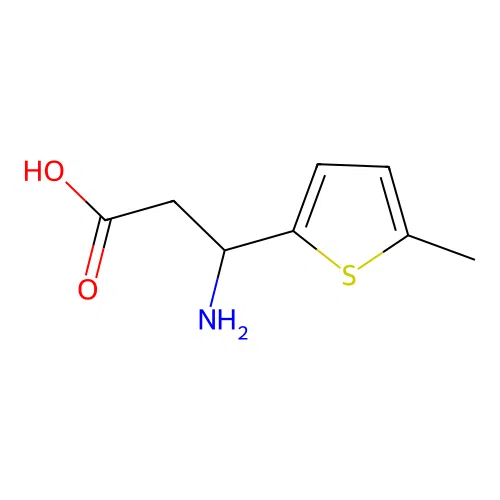 3-amino-3-(5-methylthiophen-2-yl)propanoic Acid structure
