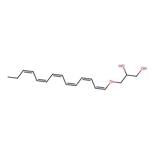 3'-(Tetradeca-1,3,5,7,9,11-hexaenyloxy)propane-1,2-diol structure