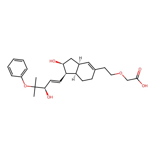 3-Oxahomoisocarbacyclin structure
