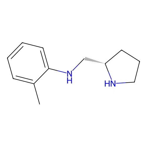 2-methyl-N-{[(2S)-pyrrolidin-2-yl]methyl}aniline structure