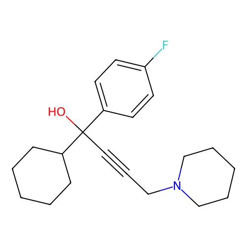 4-Fluorohexbutinol structure