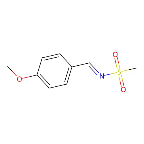 N-(4-Methoxy-benzylidene)-methanesulfonamide structure