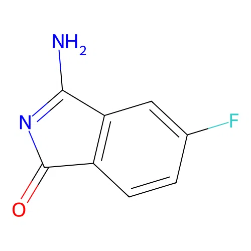 3-Amino-5-fluoro-1H-isoindol-1-one structure