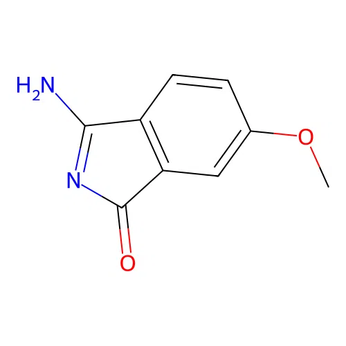 3-Amino-6-methoxyisoindol-1-one structure