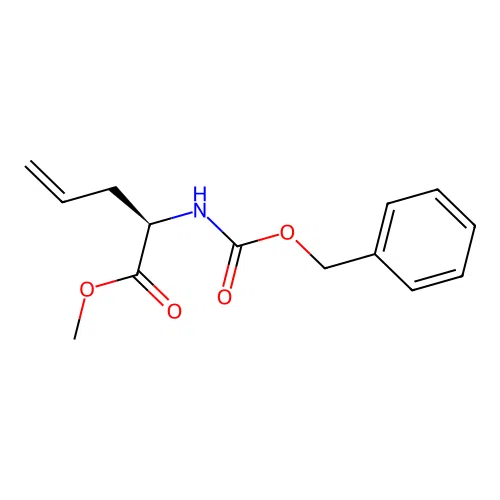 methyl (2R)-2-{[(benzyloxy)carbonyl]amino}pent-4-enoate structure
