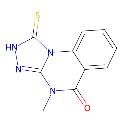 1-Mercapto-4-methyl-[1,2,4]triazolo[4,3-a]quinazolin-5(4H)-one structure
