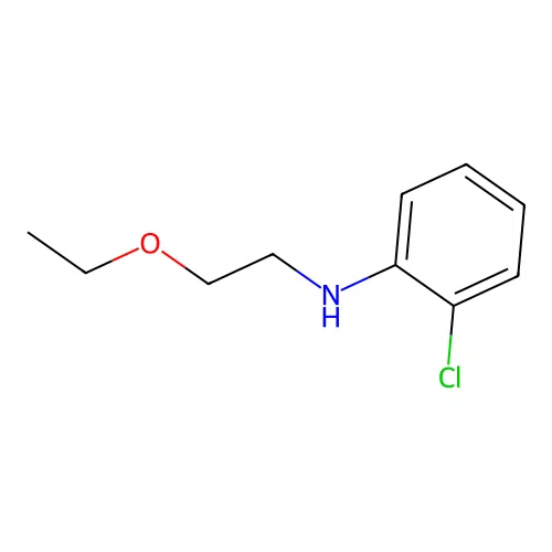 2-chloro-N-(2-ethoxyethyl)aniline structure