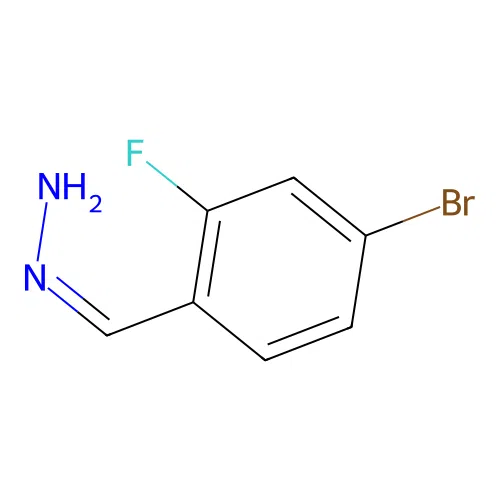 [(4-Bromo-2-fluorophenyl)methylidene]hydrazine structure