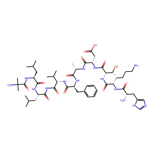 neurokinin A, Ala(5)-Aib(8)-Leu(10)- structure