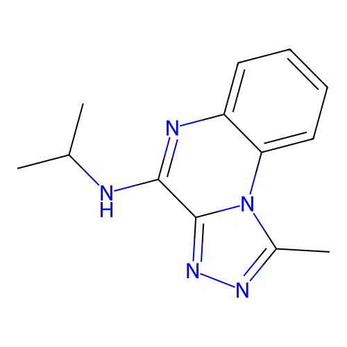 Isopropyl-(1-methyl-[1,2,4]triazolo[4,3-a]quinoxalin-4-yl)-amine structure