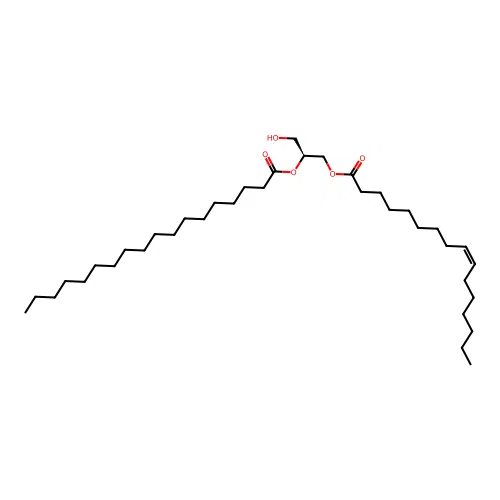 DG(16:1(9Z)/18:0/0:0) structure