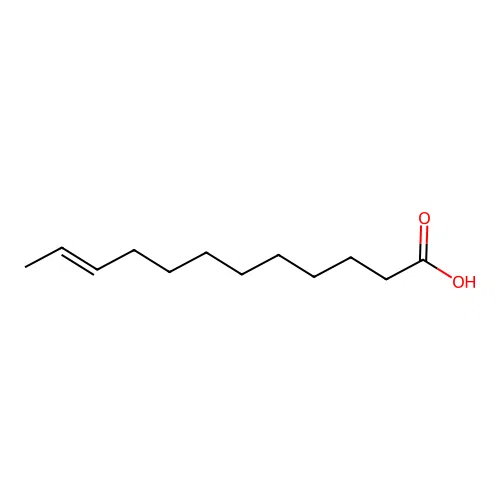 10-Dodecenoic acid structure