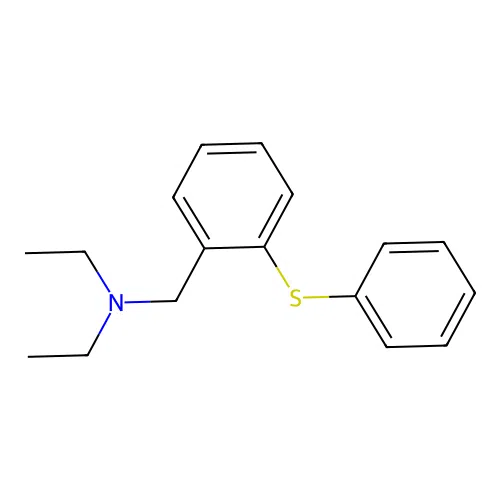 N-ethyl-N-[2-(phenylsulfanyl)benzyl]ethanamine structure