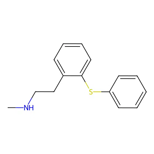 N-methyl-2-(2-phenylsulfanylphenyl)ethanamine structure