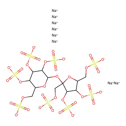 Sucrosofate sodium structure