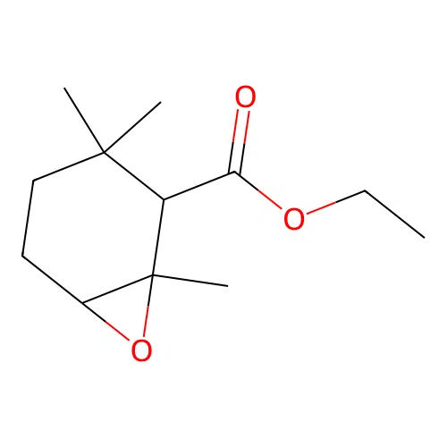 Ethyl 1,3,3-trimethyl-7-oxabicyclo[4.1.0]heptane-2-carboxylate structure