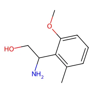 (2S)-2-amino-2-(2-methoxy-6-methylphenyl)ethan-1-ol structure