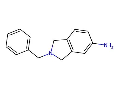 2-Benzyl-2,3-dihydro-1H-isoindol-5-ylamine structure