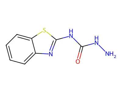 1-Amino-3-(1,3-benzothiazol-2-yl)urea structure