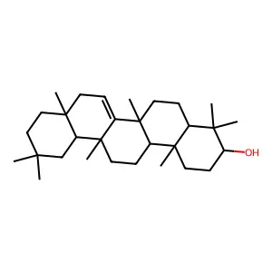 Taraxerol structure