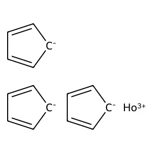 Tris(cyclopentadienyl)holmium(III) structure
