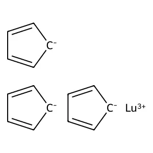 Tris(eta5-cyclopenta-2,4-dien-1-yl)lutetium structure