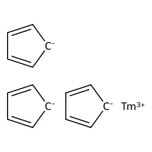 Tris(eta5-2,4-cyclopentadien-1-yl)thulium structure