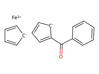 Ferrocene, benzoyl- structure