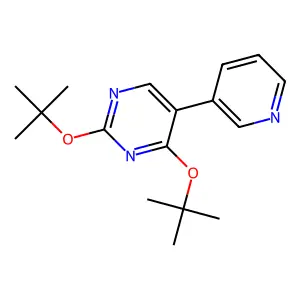 2,4-Di-tert-butoxy-5-(pyridin-3-yl)pyrimidine structure