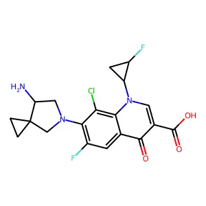 Sitafloxacin structure