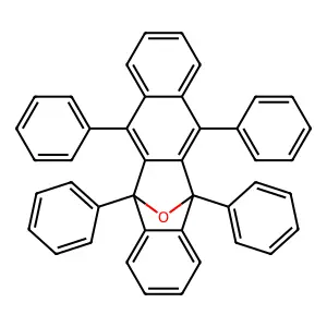 Tetraphenylnaphthacene monoxide structure