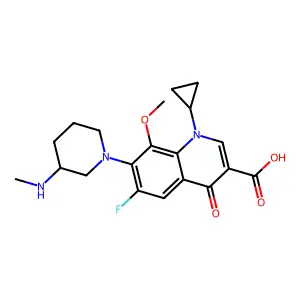 Balofloxacin structure