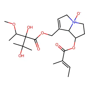 Lasiocarpine N-oxide structure