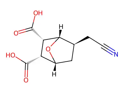 5-endo-(Cyanomethyl)endothall structure