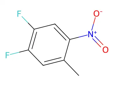 1,2-Difluoro-4-methyl-5-nitrobenzene structure