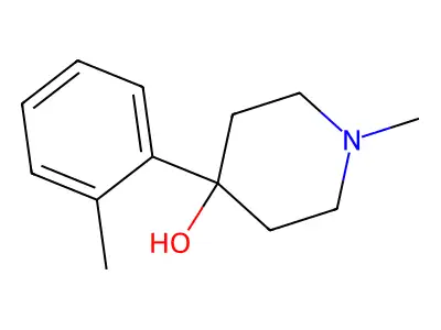 1-Methyl-4-(2-methylphenyl)piperidin-4-ol structure