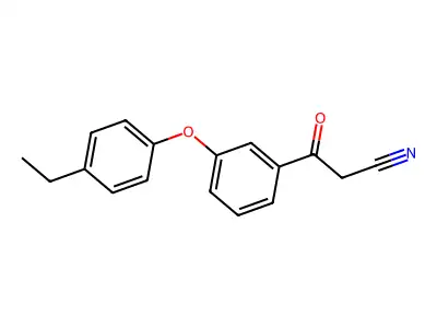 3-[3-(4-Ethylphenoxy)phenyl]-3-oxopropanenitrile structure
