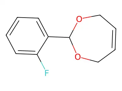 2-(2-Fluorophenyl)-4,7-dihydro-1,3-dioxepine structure