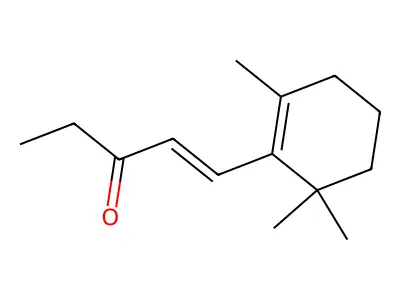1-(2,6,6-Trimethyl-1-cyclohexen-1-yl)pent-1-en-3-one structure