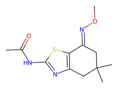 C12H17N3O2S structure