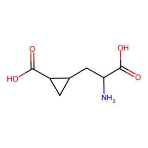 2-Amino-4,5-methanoadipate structure