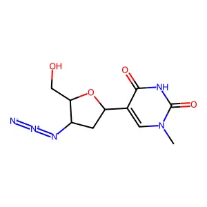 C-AZT structure