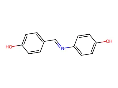 Alpha-(4-hydroxyphenylimino)-P-cresol structure