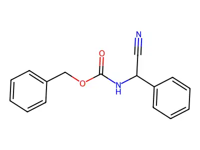 benzyl N-[cyano(phenyl)methyl]carbamate structure