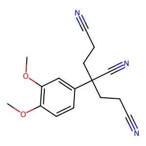 3-(3,4-Dimethoxyphenyl)pentane-1,3,5-tricarbonitrile structure