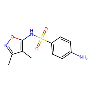 Sulfisoxazole structure
