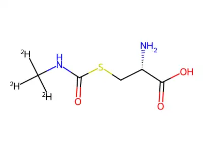 2-Amino-3-(methylcarbamoylsulfanyl)propanoic acid structure