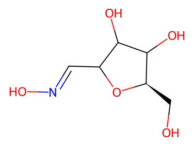 2,5-Anhydro-D-mannofuranose oxime structure