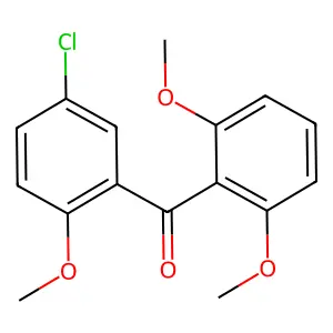 Methanone, (5-chloro-2-methoxyphenyl)(2,6-dimethoxyphenyl)- structure